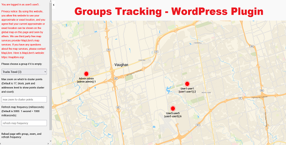 Groups Tracking Plugin for WordPress